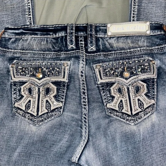 NWT Rock Revival Women's Savannah Jeans, 30 - Picture 8 of 9